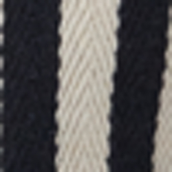 Navy/Ivory Stripe