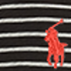 Polo Black/Stripe/Red
