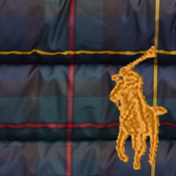 Navy Green Multi