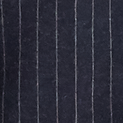 Navy Heather Chalkstripe