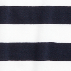 Navy White Stripe