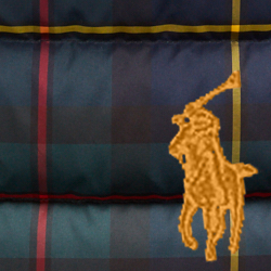 Navy Green Multi