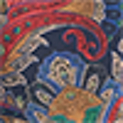Lauren Navy Multi