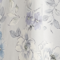 Grey Blue Floral
