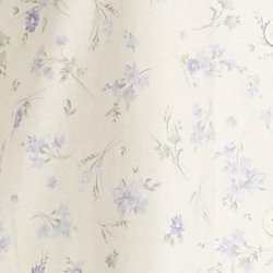 Ivory Blue Floral