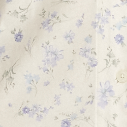 Ivory Blue Floral