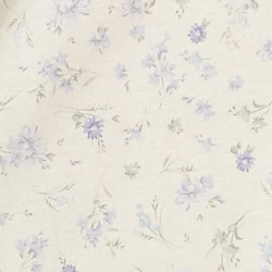 Ivory Blue Floral