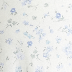 Ivory Blue Floral