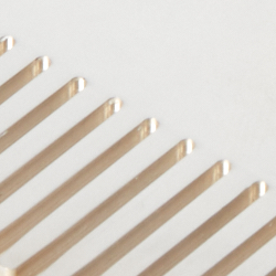 Peigne pour bébé en argent massif