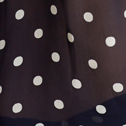 Navy/White Polka Dot
