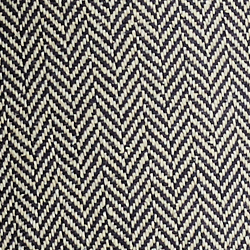 Navy/Cream Herringbone