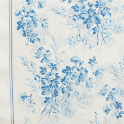 Cream/Toile Blue