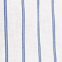 White W/Blue Stripe