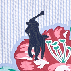 Hibiscus Floral Stripe