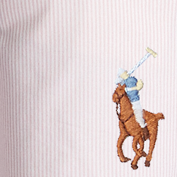 Bath Pink Oxford Stripe