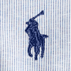 Medium Blue/White