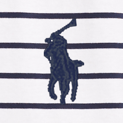 White/Refined Navy