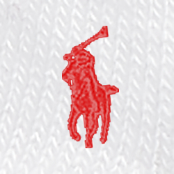 White W/ Red/ Royal Pp