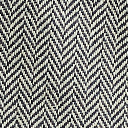 Black/Cream Herringbone
