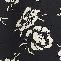 Black/White Floral