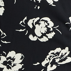 Black/White Floral