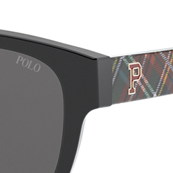 Shiny Black With Tartan