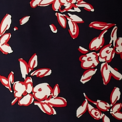 Navy/Orient Red/Cream