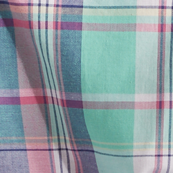 Seafoam/Navy Plaid