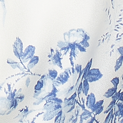 Cream/Toile Blue