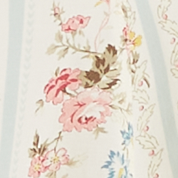 727 Blue Border Floral
