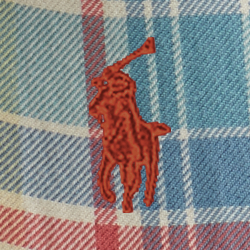 Faded Teal/Cream Plaid