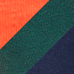 3Pk Navy/Green Orange