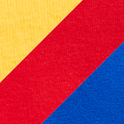 3pk Blue/Red/Yellow
