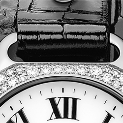 Wei&szlig;es Zifferblatt.