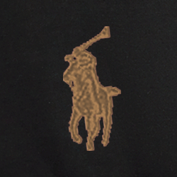 Polo Black W Olive Camo