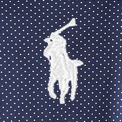 Refined Navy Polka Dots