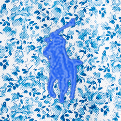 White Blue Multi