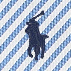 Blau/Weiß