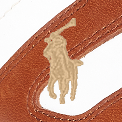 White/Saddle