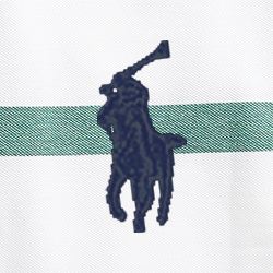 Green Heather/White