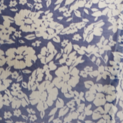 Blue/Cream Floral