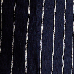 Navy/Cream Pinstripe