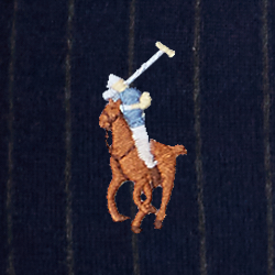 Navy Pinstripe