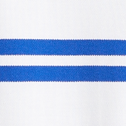 Blanc/Royal vif