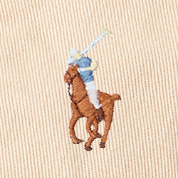 Classic Khaki W/Horse Emb