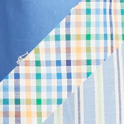 Stripe/Blue/White