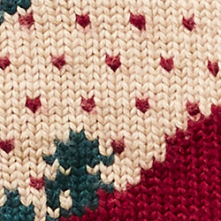 Red/Cream