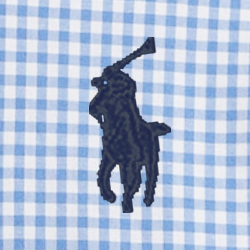 Blau/Wei&szlig; kariert