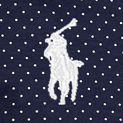 Refined Navy Polka Dots