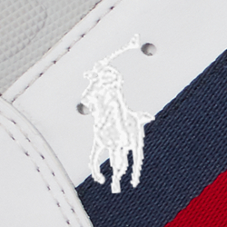 White/Newport Navy/ Red